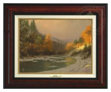 Autumn Snow - Canvas Classic (Burl Frame)
