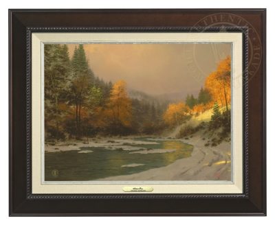 Autumn Snow - Canvas Classic (Espresso Frame)