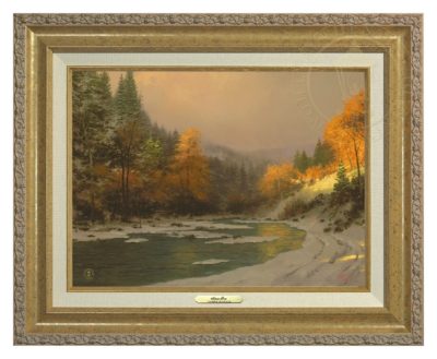 Autumn Snow - Canvas Classic (Gold Frame)