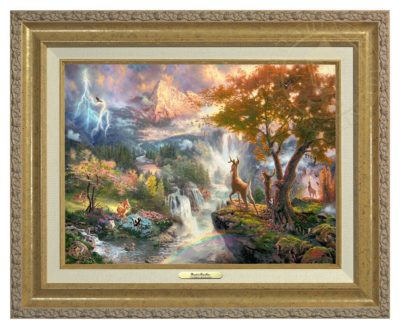 Bambi's First Year - Canvas Classic (Gold Frame)