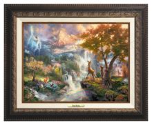 Bambi's First Year - Canvas Classic (Aged Bronze Frame)