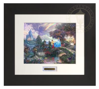 Cinderella Wishes Upon a Dream - Modern Home Collection (Espresso Frame)