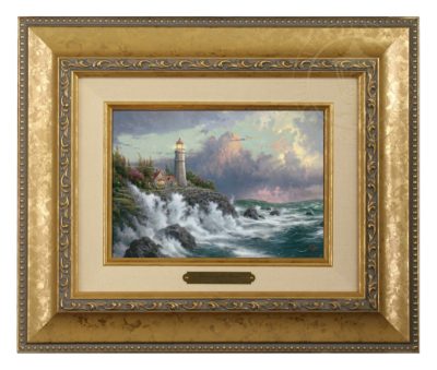 Conquering the Storms - Brushwork (Gold Frame)