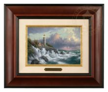 Conquering the Storms - Brushwork (Burl Frame)