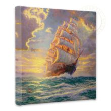 Courageous Voyage - 14" x 14" Gallery Wrapped Canvas