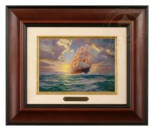 Courageous Voyage - Brushwork (Burl Frame)