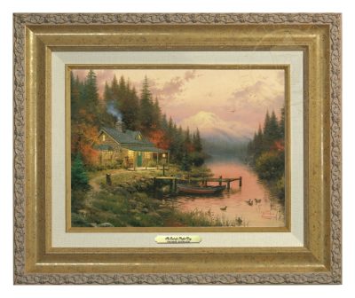 End of a Perfect Day, The - Canvas Classic (Gold Frame)