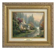 Forest Chapel, The - Canvas Classic (Gold Frame)