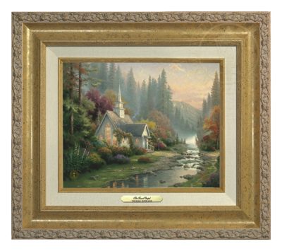 Forest Chapel, The - Canvas Classic (Gold Frame)