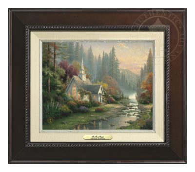 Forest Chapel, The - Canvas Classic (Espresso Frame)
