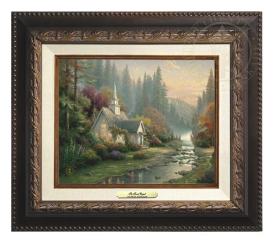 Forest Chapel, The - Canvas Classic (Aged Bronze Frame)
