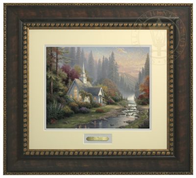 Forest Chapel, The - Prestige Home Collection (Bronzed Gold Frame)