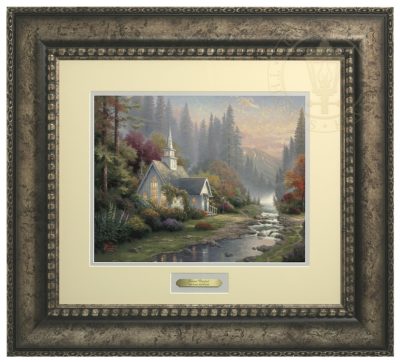 Forest Chapel, The - Prestige Home Collection (Antiqed Silver Frame)