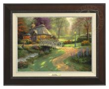Friendship Cottage - Canvas Classic (Espresso Frame)
