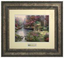 Garden of Prayer, The - Prestige Home Collection (Antiqed Silver Frame)
