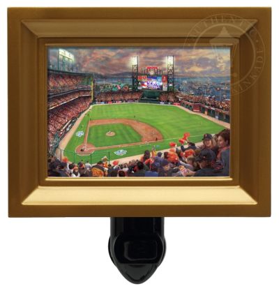 San Francisco Giants, It's Our Time - Nightlight (Gold Frame)