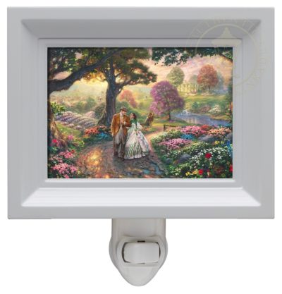 Gone With The Wind - Nightlight (White Frame)