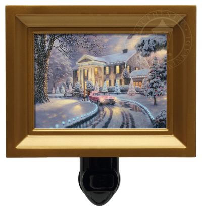 Graceland Christmas - Nightlight (Gold Frame)