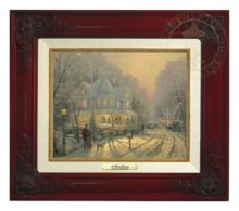 Holiday Gathering, A - Canvas Classic (Brandy Frame)
