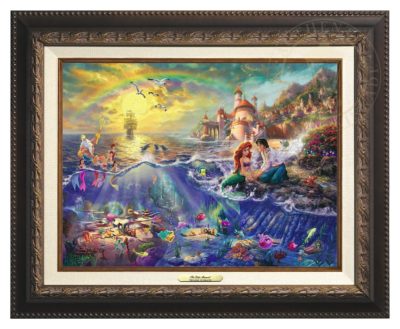 Little Mermaid, The - Canvas Classic (Aged Bronze Frame)