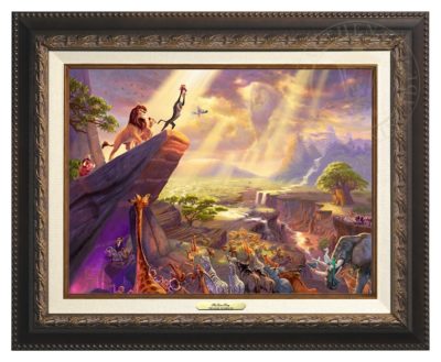 Lion King, The - Canvas Classic (Aged Bronze Frame)