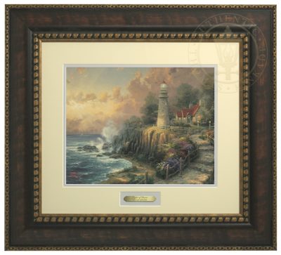 Light of Peace, The - Prestige Home Collection (Bronzed Gold Frame)