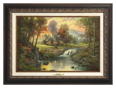 Mountain Retreat - Canvas Classic (Aged Bronze Frame)