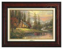 Peaceful Retreat, A - Canvas Classic (Burl Frame)