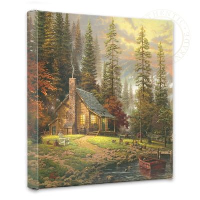 Peaceful Retreat, A - 14" x 14" Gallery Wrapped Canvas