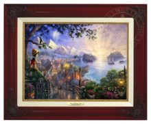 Pinocchio Wishes Upon A Star - Canvas Classic (Brandy Frame)