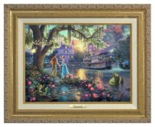 Princess and the Frog, The - Canvas Classic (Gold Frame)