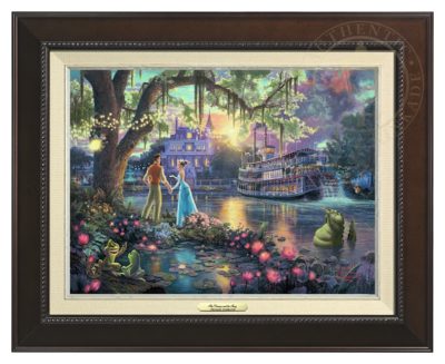 Princess and the Frog, The - Canvas Classic (Espresso Frame)