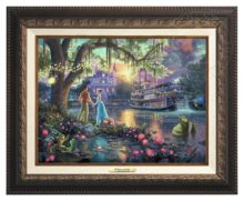 Princess and the Frog, The - Canvas Classic (Aged Bronze Frame)