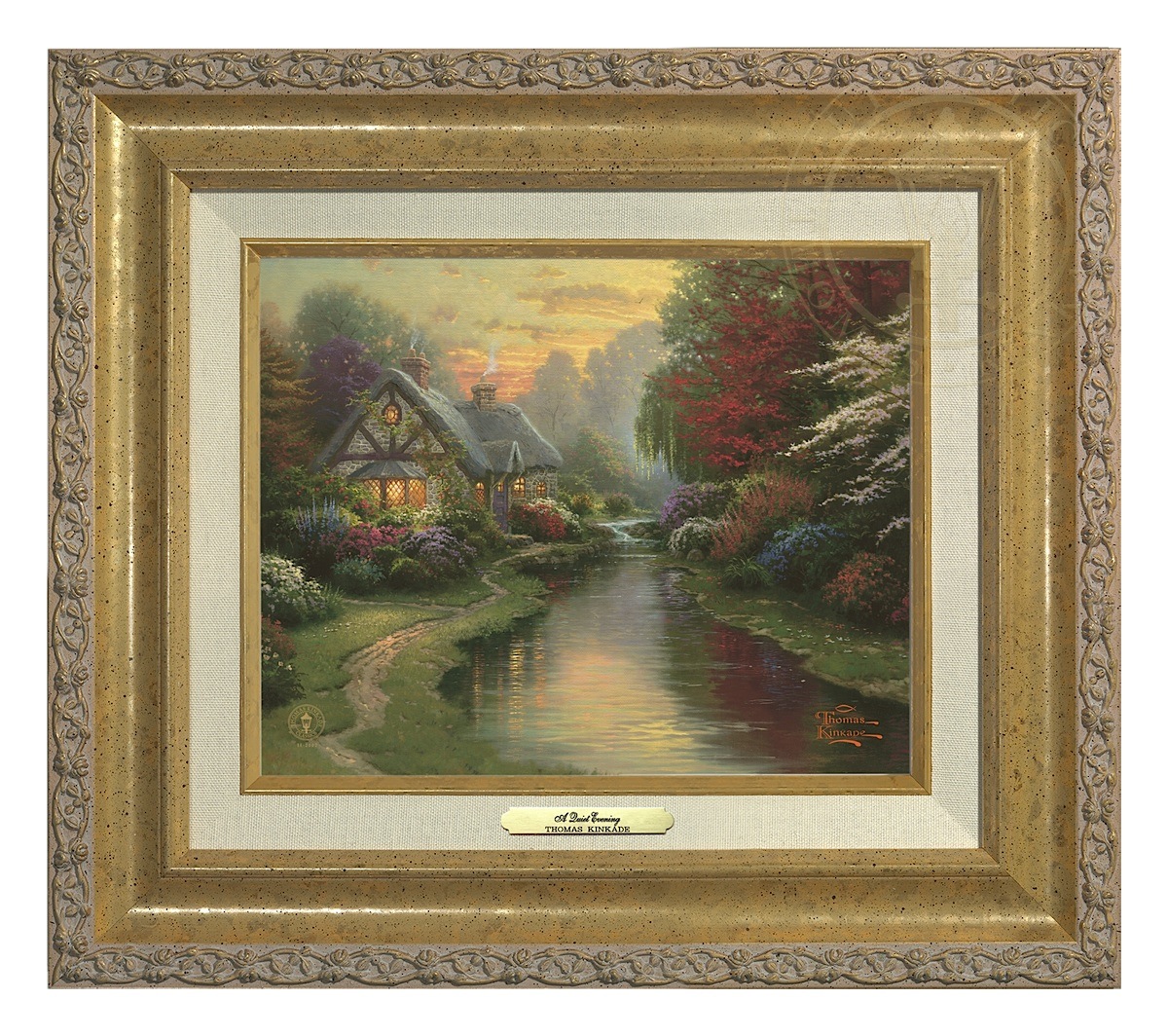 Thomas Kinkade Crystal Art D I Y A Quiet Evening Picture Kit