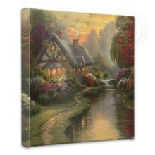 Quiet Evening, A - 14" x 14" Gallery Wrapped Canvas