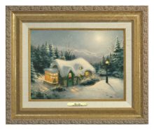 Silent Night - Canvas Classic (Gold Frame)