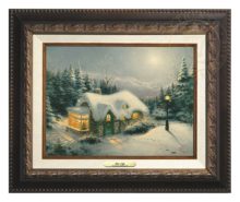 Silent Night - Canvas Classic (Aged Bronze Frame)