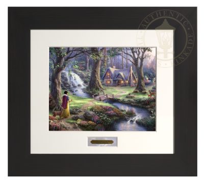 Snow White Discovers the Cottage - Modern Home Collection (Espresso Frame)