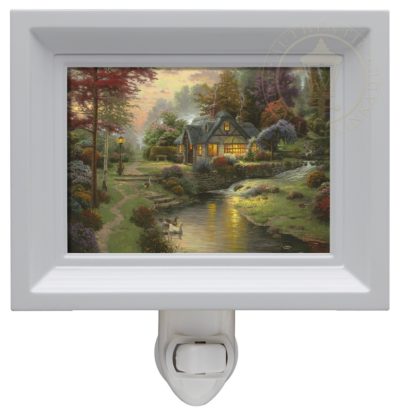 Stillwater Cottage - Nightlight (White Frame)