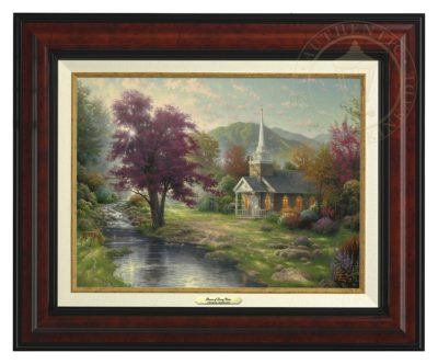 Streams of Living Water - Canvas Classic (Burl Frame)