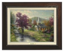Streams of Living Water - Canvas Classic (Espresso Frame)