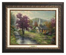 Streams of Living Water - Canvas Classic (Aged Bronze Frame)