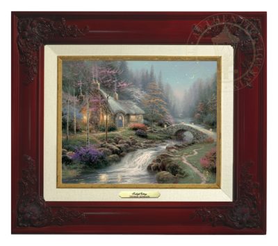 Twilight Cottage - Canvas Classic (Brandy Frame)
