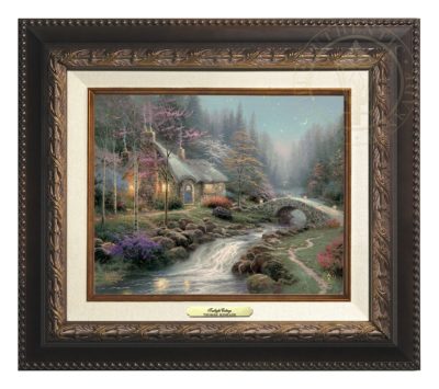 Twilight Cottage - Canvas Classic (Aged Bronze Frame)