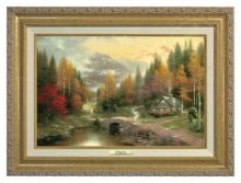 Valley of Peace, The - Canvas Classic (Gold Frame)