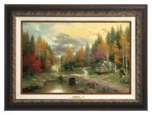 Valley of Peace, The - Canvas Classic (Aged Bronze Frame)