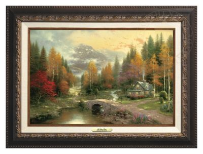 Valley of Peace, The - Canvas Classic (Aged Bronze Frame)