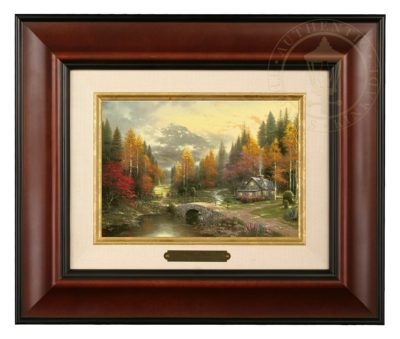 Valley of Peace, The - Brushwork (Burl Frame)