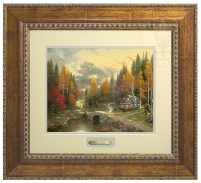 Valley of Peace, The - Prestige Home Collection (Antiqued Gold Frame)