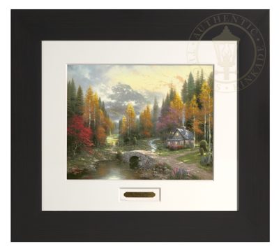 Valley of Peace, The - Modern Home Collection (Espresso Frame)